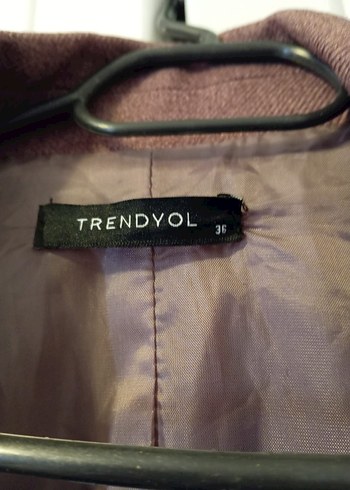 Düğmeli Kahverengi Kadın Blazer Ceket - Görsel 6