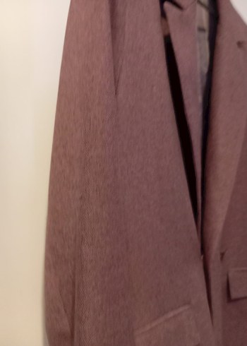 Düğmeli Kahverengi Kadın Blazer Ceket - Görsel 5