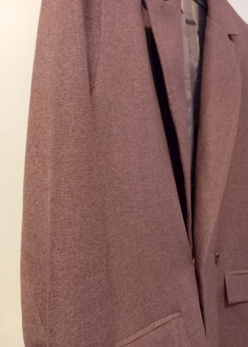 Düğmeli Kahverengi Kadın Blazer Ceket - Görsel 8