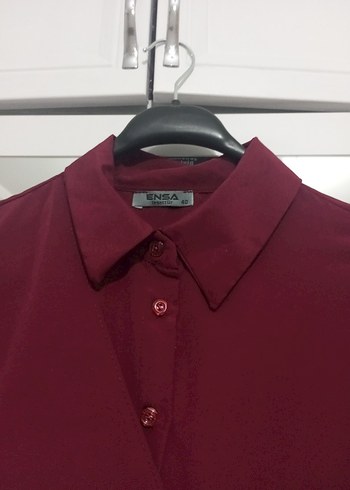 40 Beden Bordo elbise