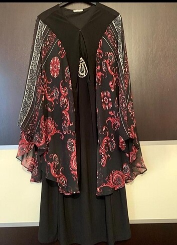 48 Beden siyah Renk Yarasa kol elbise