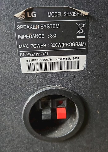 Siyah Müzik Sistemi Hoparlörü - Görsel 3