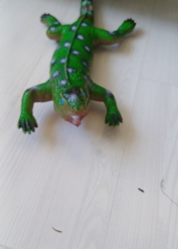 Renkli Yeşil Kertenkele Figürü - Görsel 5