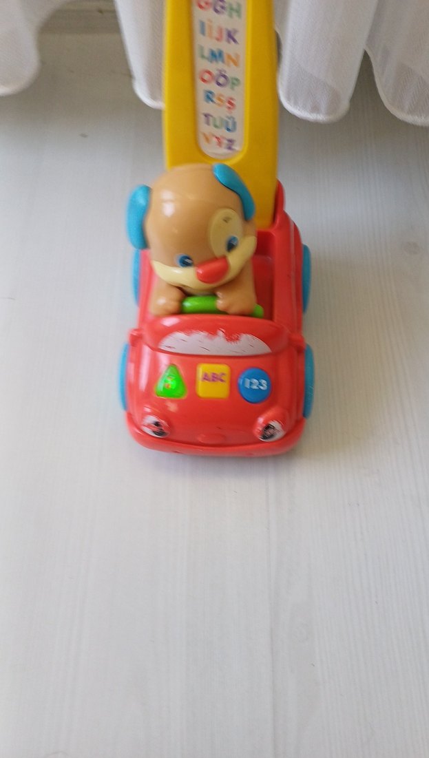 Renkli Sarı Çocuk Oyuncak Arabası - Görsel 3