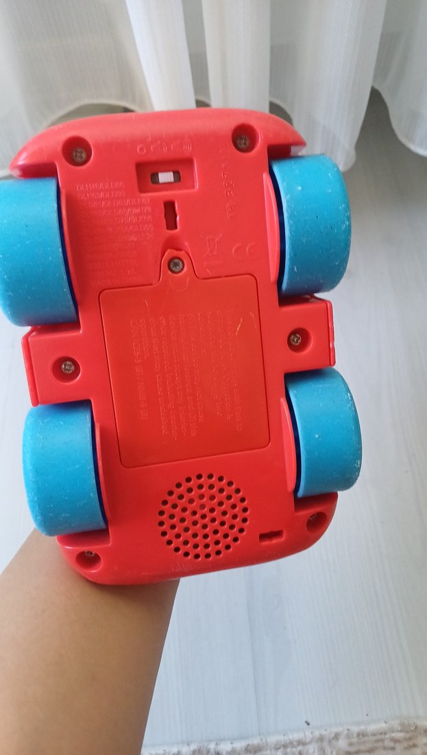 Renkli Sarı Çocuk Oyuncak Arabası - Görsel 5