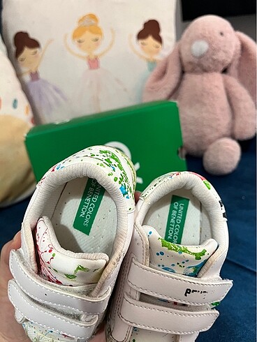 21 Beden Benetton bebek spor ayakkabı