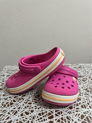 22 Beden Pembe crocs terlik