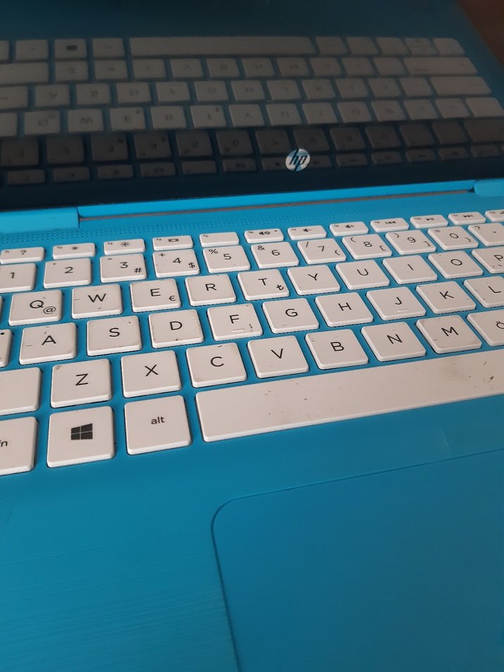 hp Turkuaz Renkli dokunmatik Laptop - Görsel 3