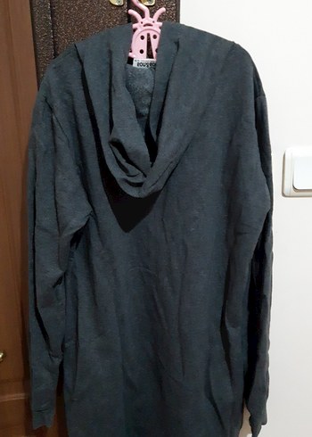 Gri Denim Kadın Sweatshirt Uzun Kollu - Görsel 4