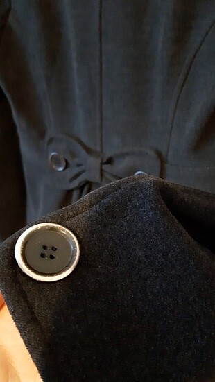 siyah mont kısa kaban - Görsel 5