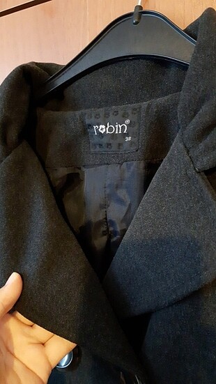 siyah mont kısa kaban - Görsel 9