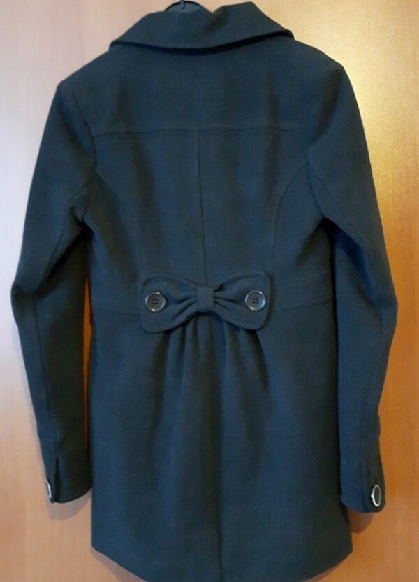 siyah mont kısa kaban - Görsel 3