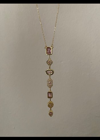 Accessorize Çelik Uzun Zincir Detaylı Altın Renkli Kadın Y Kolye