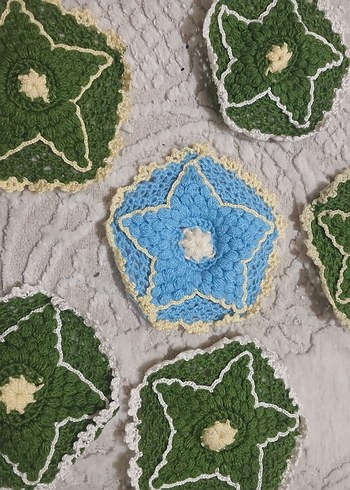 Çiçek Desenli Çok Renkli Banyo Süngeri - Görsel 2