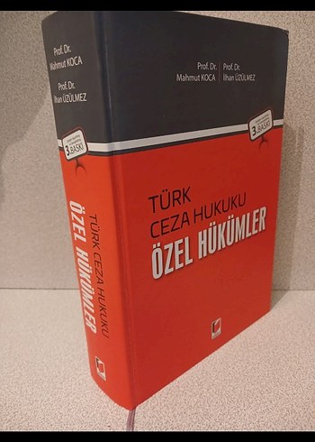 Türk Ceza Hukuku Özel Hükümler Kitabı