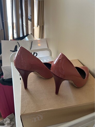 40 Beden bordo Renk Zara stiletto