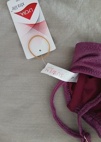 Suwen simli bikini üstü - Görsel 5