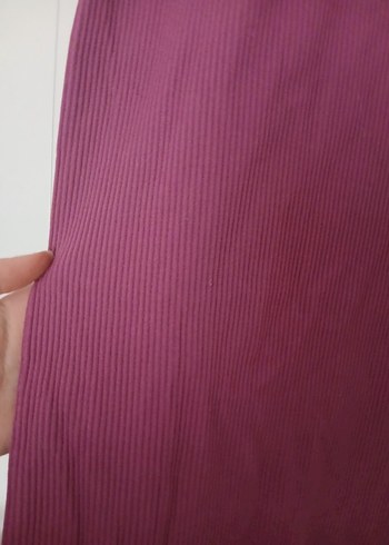 Zara Pembe maxi triko elbise