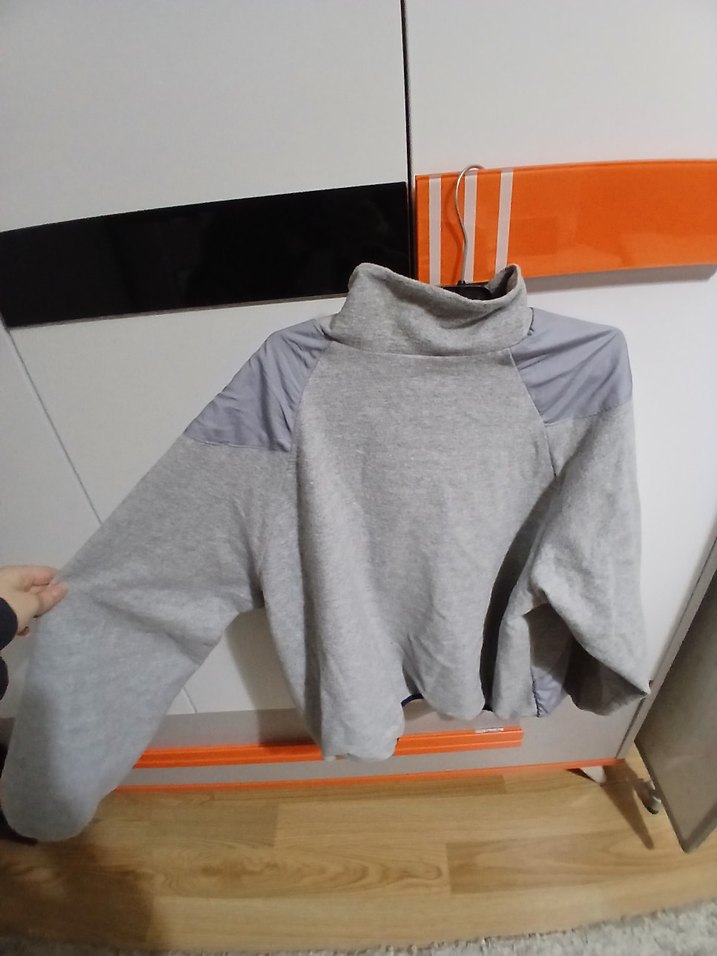 Kadın Gri Sweatshirt - Görsel 2