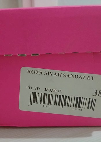 Siyah Kadın  Sandalet - Görsel 6