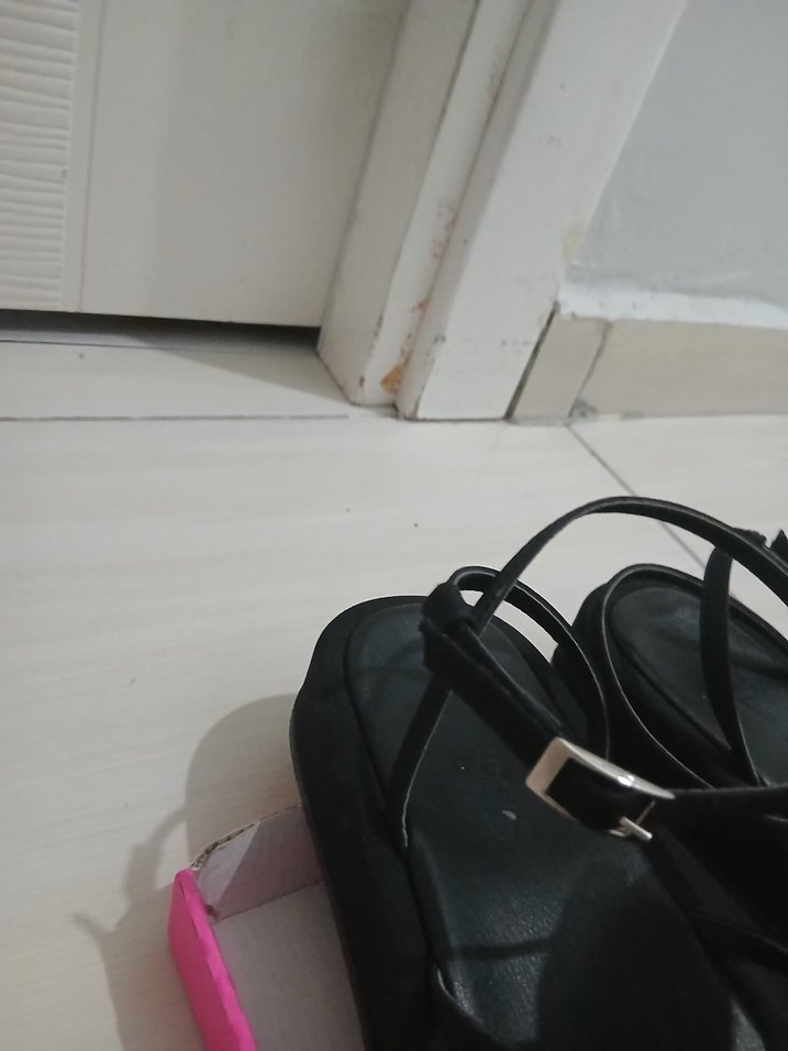 Siyah Kadın  Sandalet - Görsel 2