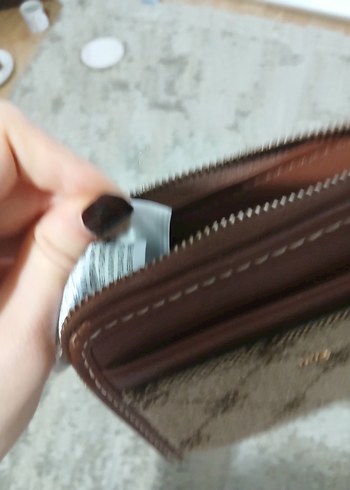 Mango Kahverengi Cüzdan - Görsel 8