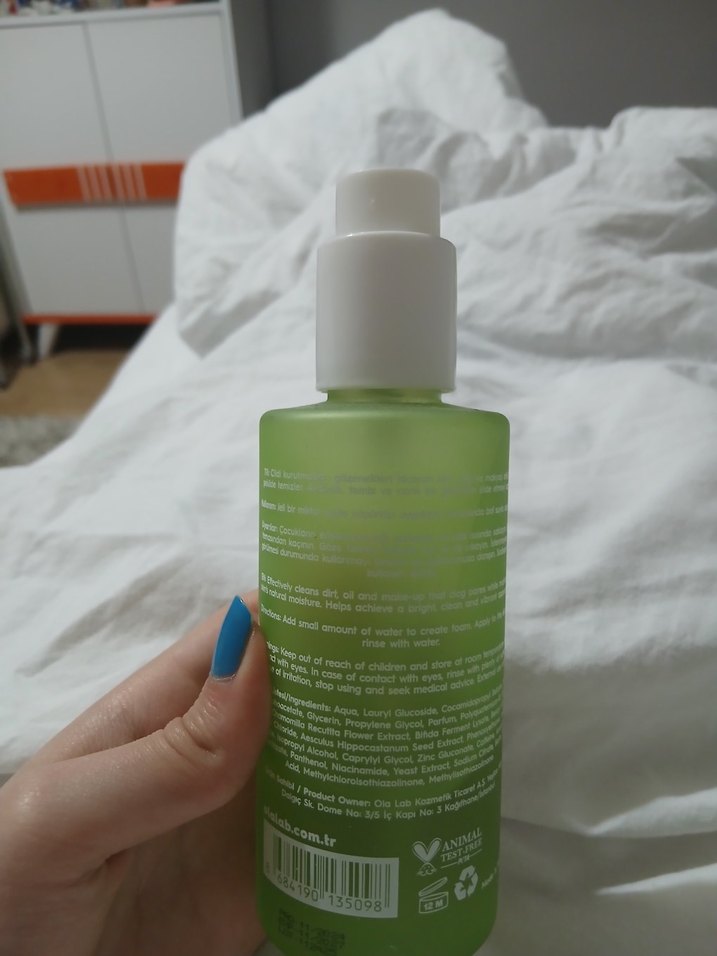 Ola Lab Yeşil Biyotik Yüz Temizleyici 200 ml - Görsel 3