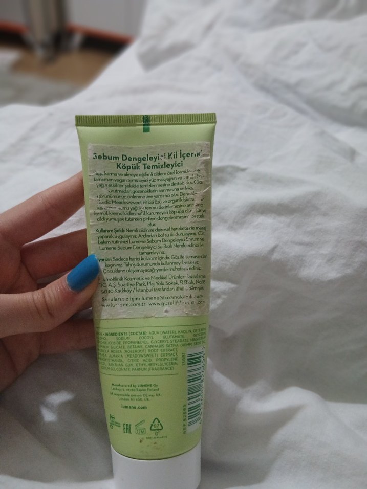 Lumene Nordic Clear Kil ve Köpük Yüz Temizleyici - Görsel 2