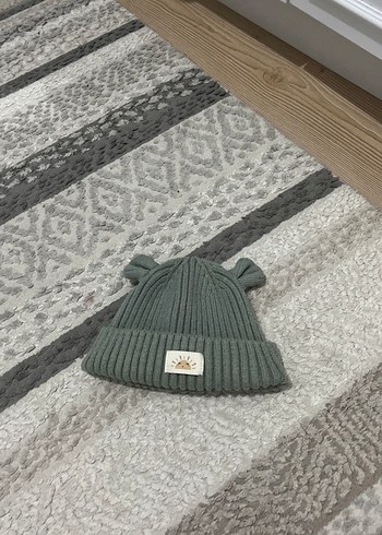 Gri Örgü Çocuk Bere - Görsel 2