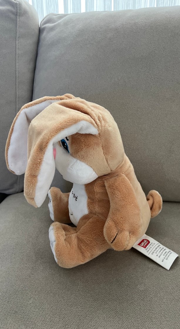 Pastel Kahverengi Peluş Oyuncak Köpek - Görsel 2