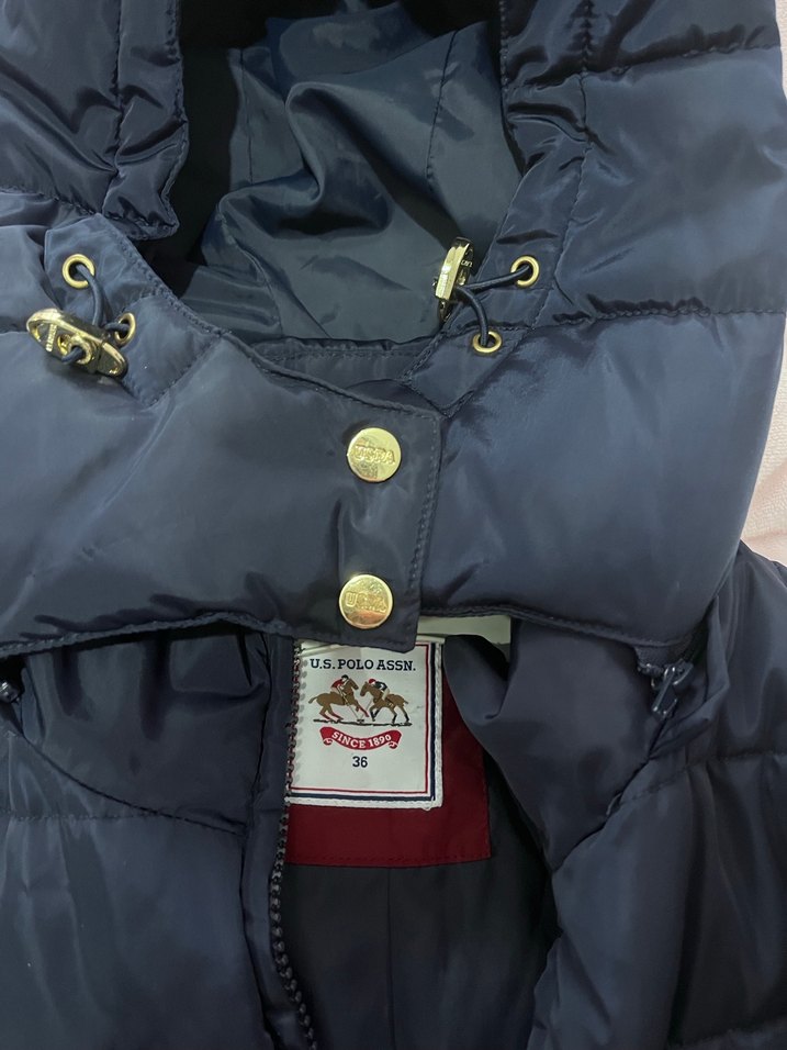 Bordo U.S. Polo Assn. Şişme mont - Görsel 3