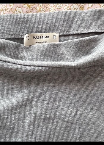 Gri Drapeli Midi etek - Görsel 2