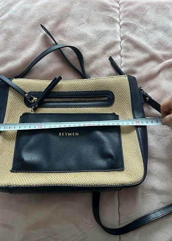 Beymen Lacivert Deri Fermuarlı Kadın Çanta - Görsel 11