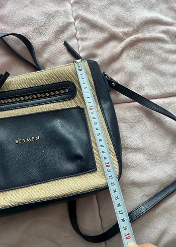 Beymen Lacivert Deri Fermuarlı Kadın Çanta - Görsel 12