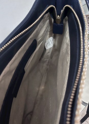 Beymen Lacivert Deri Fermuarlı Kadın Çanta - Görsel 6