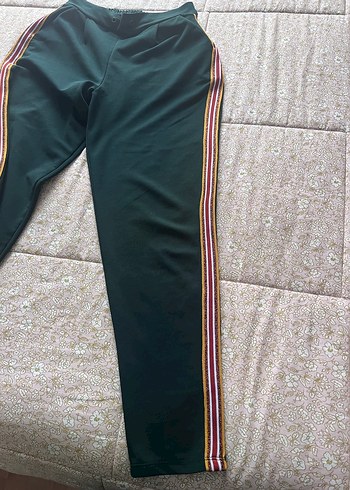 Koyu Yeşil Regular Fit Kadın Kumaş Pantolon - Görsel 2