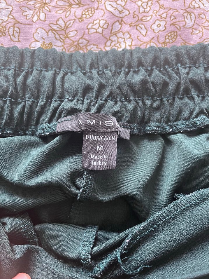 Koyu Yeşil Regular Fit Kadın Kumaş Pantolon - Görsel 4