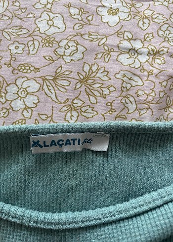 Yeşil Uzun Kollu Kız Bluzu - Görsel 3