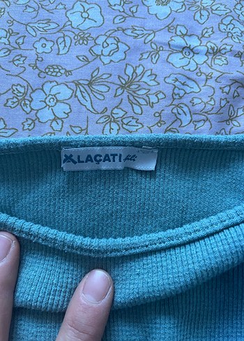 Yeşil Uzun Kollu Kız Bluzu - Görsel 2