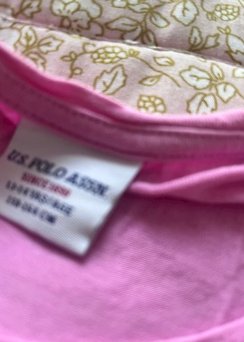 Pembe Bohem Kız Tişörtü Fırfırlı - Görsel 5