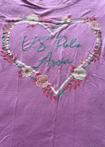 Pembe Bohem Kız Tişörtü Fırfırlı - Görsel 2