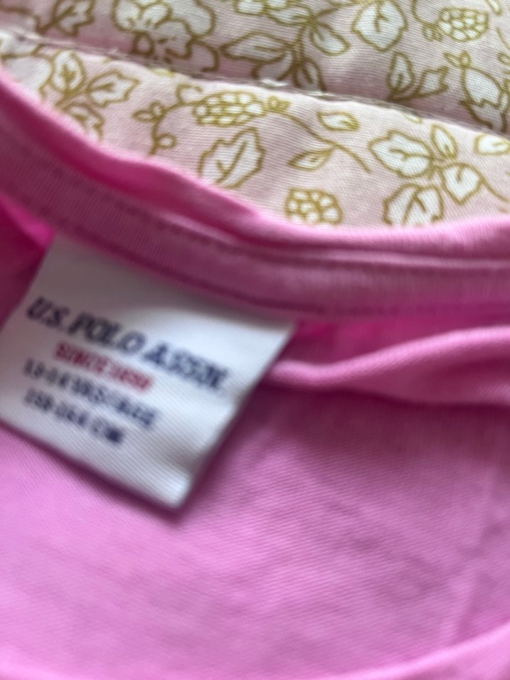 Pembe Bohem Kız Tişörtü Fırfırlı - Görsel 5