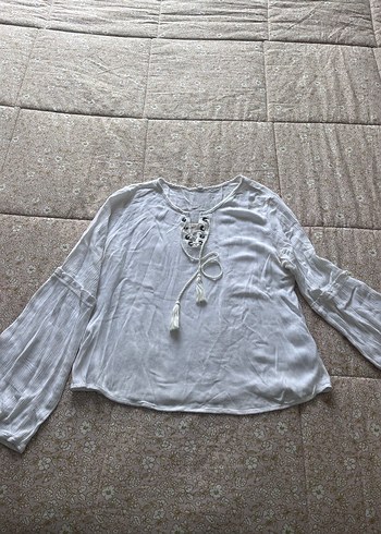 Beyaz bluz - Görsel 3