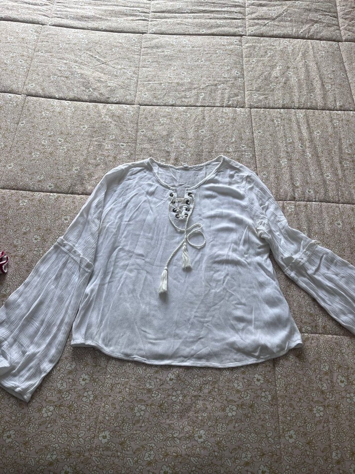 Beyaz bluz - Görsel 3