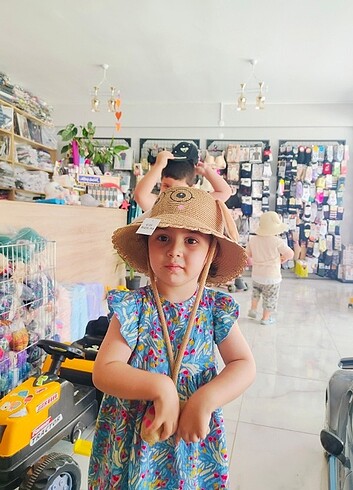 Çocuk hasır şapka