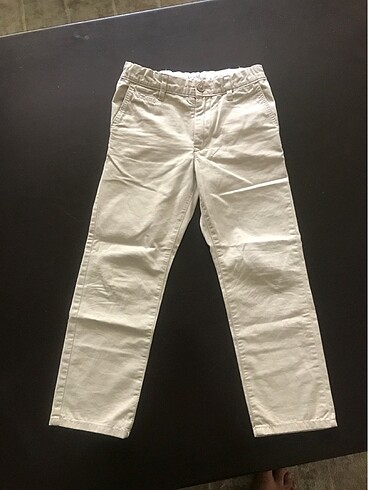 H&M koton 5-6 yaş erkek çocuk pantalon krem