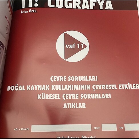 Beden Renk Çap Yayınları 11.Sınıf Coğrafya Video Anlatım Fasikülleri