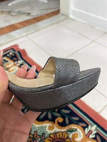 40 Beden Platform çok rahat 9 cm topuklu 42 numara