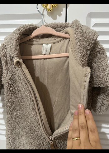 Kahverengi Peluş Bebek Tulumu - Görsel 2