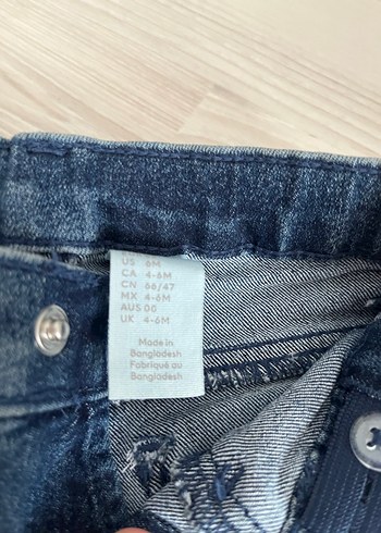 Düğmeli Erkek Kot Pantolon - Görsel 2